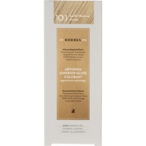 KORRES ABYSSINIA SUPERIOR GLOSS COLORANT  10.1 ΞΑΝΘΟ ΠΛΑΤΙΝΑΣ ΣΑΝΤΡΕ 50ml
