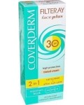 Coverderm Filteray Face Plus 2 in 1, Oily Acneic Skin, Light Beige, SPF30, 50ml