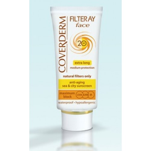 COVERDERM FILTERAY FACE SPF 20 TINTED (SOFT BROWN)