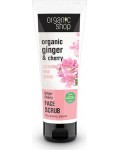 Natura Siberica Organic Shop Ginger & Cherry Cleansing Face Scrub 75ml