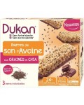 Dukan Chocolate Oat Bran Bars With Chia Seeds