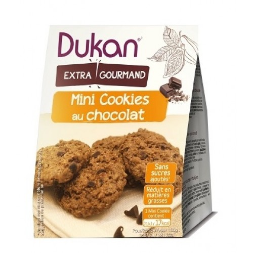 Dukan Expert Μίνι Cookies βρώμης με κομμάτια σοκολάτας, 100gr