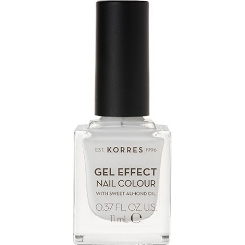 Korres Gel Effect Nail Colour 1 Blanc White