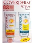 COVERDERM FILTERAY FACE SPF 80 TINTED soft brown (50ml) + FILTERAY SKIN REPAIR (50ml)