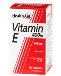 HEALTH AID VIT E 400 I.U. 60 CAPS VEGAN