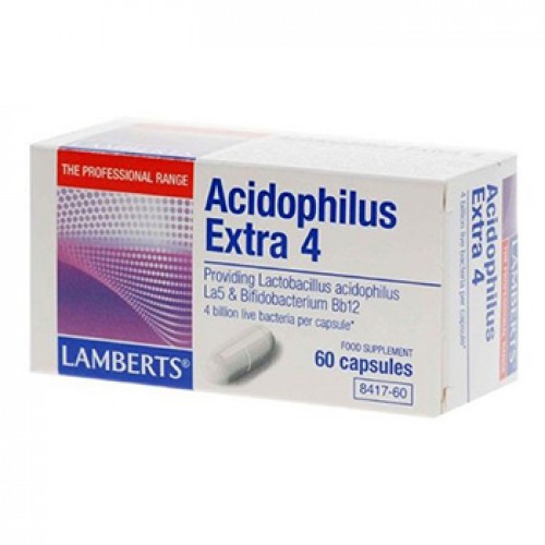 LAMBERTS ACIDOPHILUS EXTRA4(MILK FREE)60CAPS
