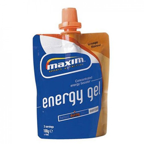 MAXIM ENERGY GEL 25GR 5TEM ORANGE - GUARANA - CAFFEIN