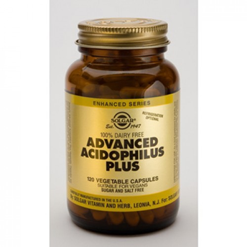 SOLGAR ADVANCED ACIDOPHILUS PLUS VEGICAPS 120S