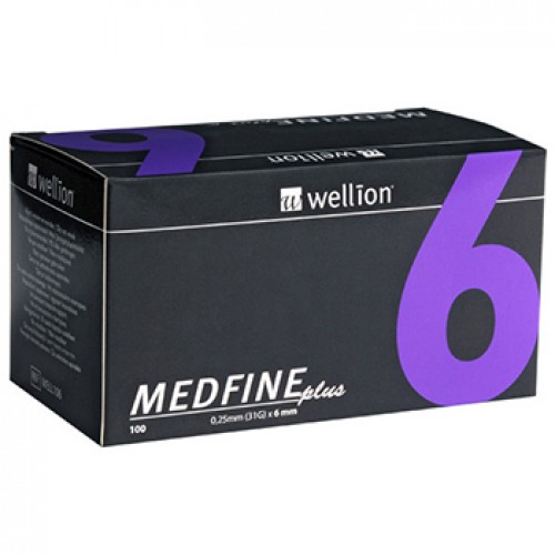 WELLION MEDFINE 6mm (100)