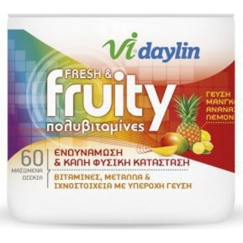 VIDAYLIN FRESH&FRUITY 1x60CHEWTAB GR