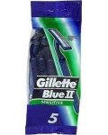 GILLETTE BLUE II PLUS SENSITIVE SKIN 20X5