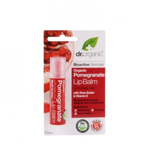 DR.ORGANIC Pomegranate Lip Balm 5,7ml - Dr ORGANIC