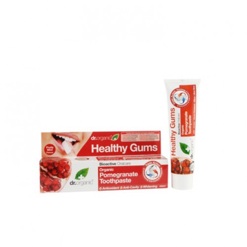 DR.ORGANIC POMEGRANATE TOOTHPASTE 100ML - Dr ORGANIC
