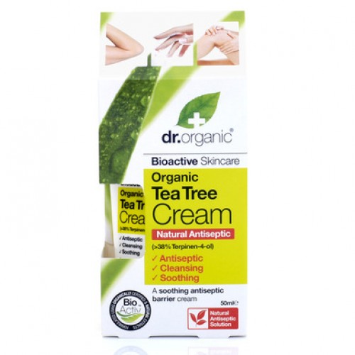 DR.ORGANIC TEA TREE CREAM 50ML - Dr ORGANIC