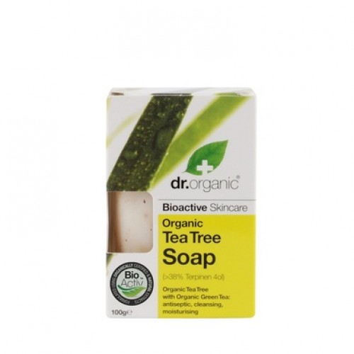 DR.ORGANIC TEA TREE SOAP 100GR - Dr ORGANIC