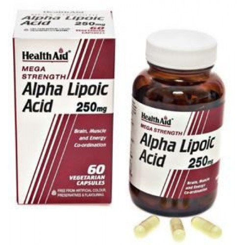 HEALTH AID Alpha Lipoic Acid 250mg 60s