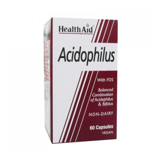 HEALTH AID BALANCED ACIDOPHILUS & BIFIDUS 60CAPS