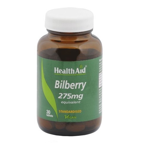 HEALTH AID BILBERRY BERRY EXTRACT 210MG 30TABS