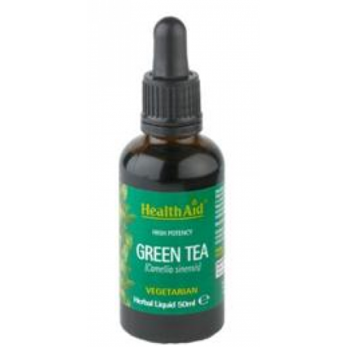 HEALTH AID GREEN TEA LIQUID ALCOHOL FREE 50ML