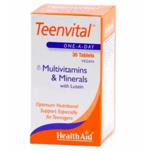 HEALTH AID TEENVITAL MULTIVITAMINS & MINERALS 30TA