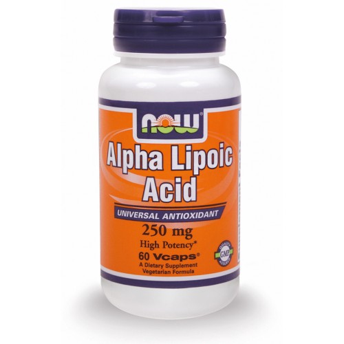 NOW ALPHA LIPOIC ACID 250 MG - 60 VCAPS
 - NOW FOODS