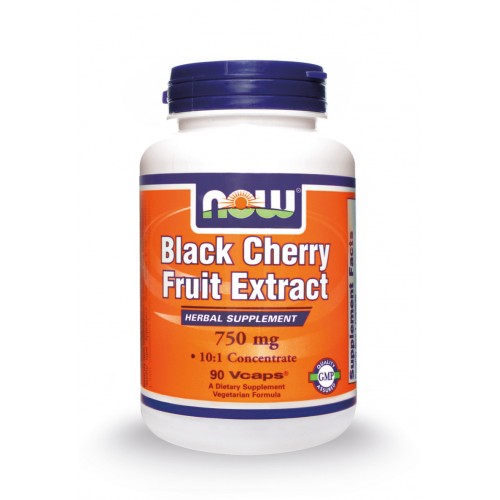 NOW BLACK CHERRY EXTRACT 750MG  90 VCAPS - NOW FOODS