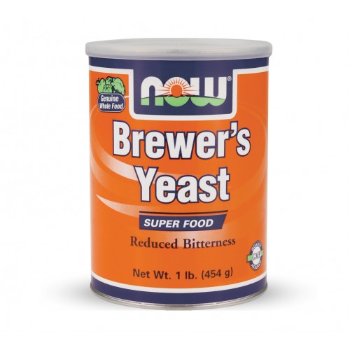 NOW BREWERS YEAST POWDER  1 LB (454 GR)
 - NOW FOODS