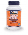 NOW CALCIUM CITRATE 100% PURE PWD - VEGET.8 OZ
 - NOW FOODS