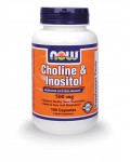 NOW CHOLINE & INOSITOL 250/250 MG 100 CAPS
 - NOW FOODS
