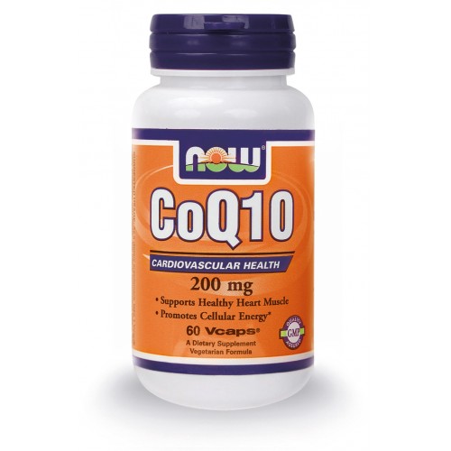 NOW COQ10 200 MG - 60 VCAPS
 - NOW FOODS