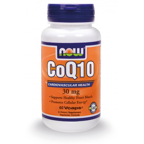 NOW COQ10 30 MG VEGETERIAN- 60 VCAPS
 - NOW FOODS