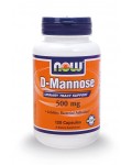 NOW D-MANNOSE 500 MG - 120 CAPS
 - NOW FOODS
