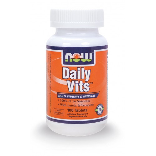 NOW DAILY VITS MULTI - VEGETARIAN 100 TABS
 - NOW FOODS