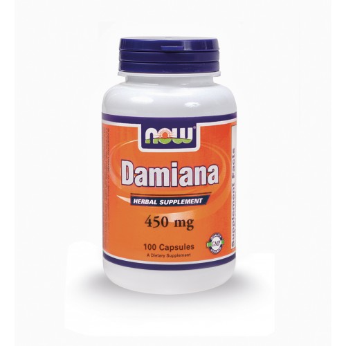 NOW DAMIANA LEAVES 450 MG - 100 CAPS - NOW FOODS