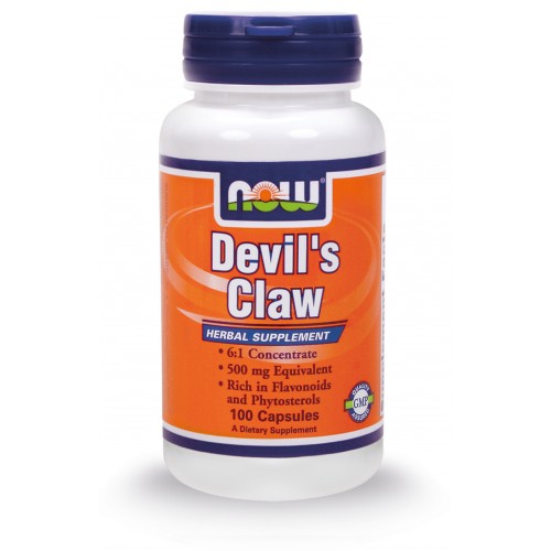 NOW DEVIL S CLAW ROOT 500 MG 100 CAPS
 - NOW FOODS