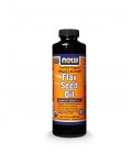NOW FLAX SEED OIL - ORGANIC, VEGETARIAN 12 OZ
 - NOW FOODS