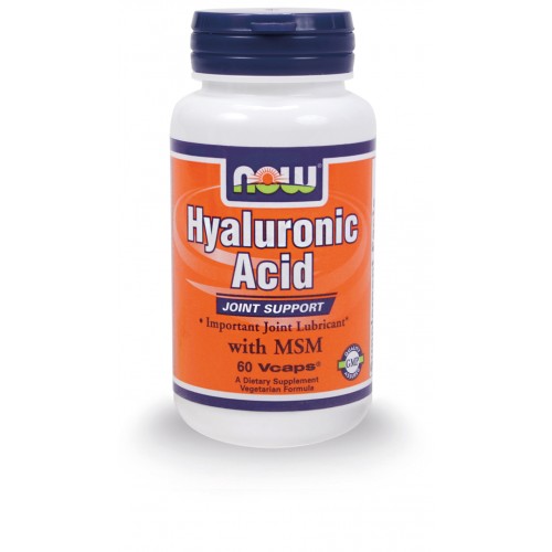 NOW HYALURONIC ACID 50MG + MSM 60 VCAPS - NOW FOODS