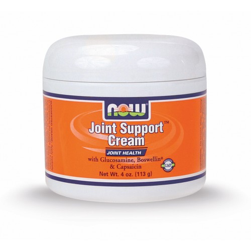 NOW JOINT SUPPORT CREAM W/ GLUCOS./BOSW.4 OZ 
 - NOW FOODS