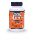 NOW L-CYSTEINE 500 MG 100 TABS
 - NOW FOODS