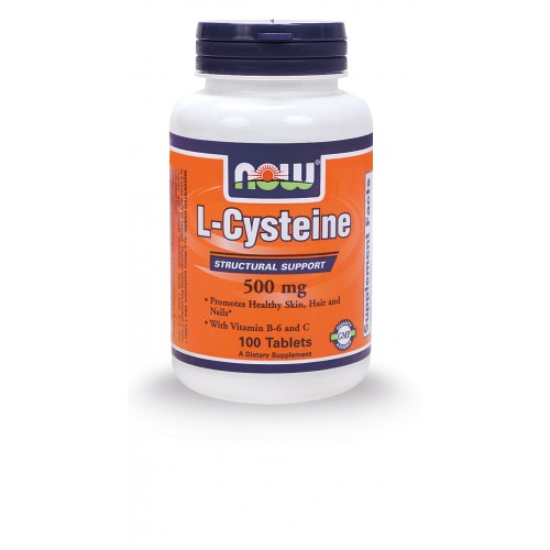 NOW L-CYSTEINE 500 MG 100 TABS
 - NOW FOODS