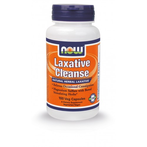 NOW LAXATIVE CLEANSE - NATURAL LAXATIVE  100 VCAPS - NOW FOODS