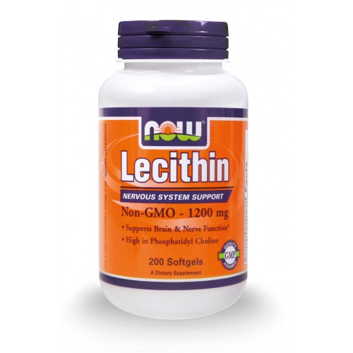 NOW LECITHIN 1200 MG 200 SOFTGELS
 - NOW FOODS