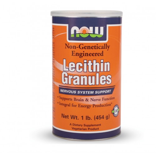 NOW LECITHIN GRANULES (NON GMO)  1 LB (454 GR)
 - NOW FOODS