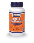 NOW NATURAL BETA CAROTENE 25000  90 SGELS - NOW FOODS