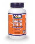NOW OMEGA 3-6-9 1000MG  100 SGELS - NOW FOODS