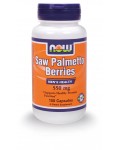 NOW SAW PALMETTO 550 MG 100 CAPS
 - NOW FOODS