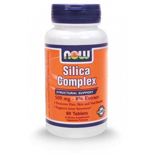 NOW SILICA COMPLEX 500 MG 90 TABS
 - NOW FOODS