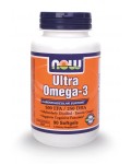 NOW ULTRA OMEGA 3 FISH OIL   90 SGELS - NOW FOODS