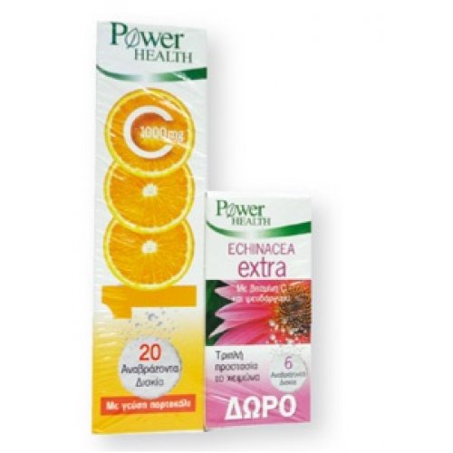 PPOWER HEALTH Vitamin C 1000 mg, 20s αναβράζον ΜΕ