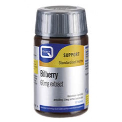 QUEST BILBERRY 60MG EXTRACT 30TABS